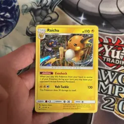 (SU) Raichu 41/147 Holo Rare Burning Shadows Sun & Moon Pokemon Card LP - Image 4