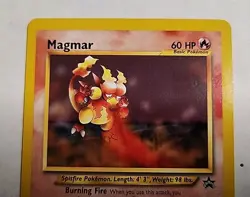 Pokemon TCG Card Game Magmar #44 Black Star Promo Card Unplayed - Image 2