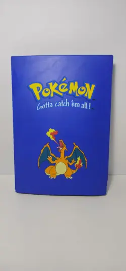 1999 Blue Pokemon Charizard Binder With 200 WOTC Era Cards No Duplicates Vintage - Image 2