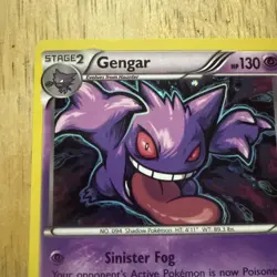 Pokemon Gengar Holo Rare Card 60/162 Breakthrough - Image 3