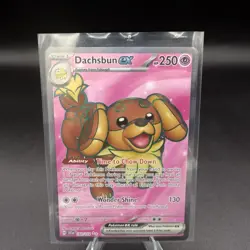 Pokemon Card Dachsbun EX 160/142 Stellar Crown Full Art Holo Ultra Rare NM - Image 1