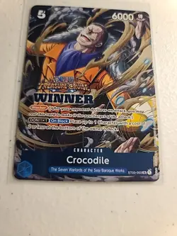 One Piece Crocodile Winner Treasure Cruise Event ST03-003 English Card - Image 3