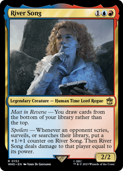 River Song (152) FOIL Doctor Who NM Creature Rare MAGIC GATHERING CARD ABUGames - Image 1