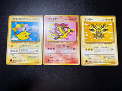 (MP) Pikachu Moltres Zapdos ANA Nippon Airways No. 144 Japanese Pokemon Card - Image 1