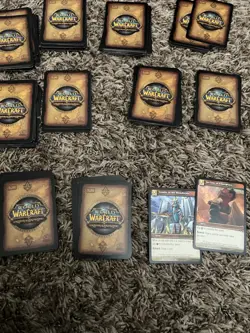 World of Warcraft TCG card lot of 235 cards. 2007 And 35 Code Cards May Be Used - Image 1