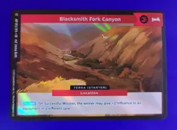 2025 MetaZoo ADF FIRE 013/015 BLACKSMITH FORK CANYON Alpha Promo Pack Foil Card - Image 1