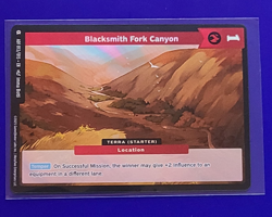 2025 MetaZoo ADF FIRE 013/015 BLACKSMITH FORK CANYON Alpha Promo Pack Foil Card - Image 4