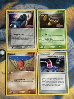 Ex Power Keepers Stamped Reverse Holo Vintage 4 Pokemon Cards Collection Lot PL - Image 1