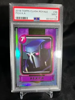 2018 Topps Clash Royale EPIC Card PEKKA P.E.K.K.A PSA 9 1st ever graded - Image 1