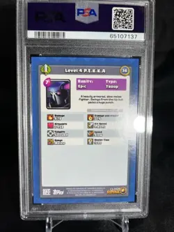 2018 Topps Clash Royale EPIC Card PEKKA P.E.K.K.A PSA 9 1st ever graded - Image 2