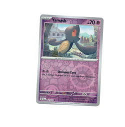 Pokemon TCG Stellar Crown Yamask # 062/142 Reverse Holo Foil Card NM - Image 1