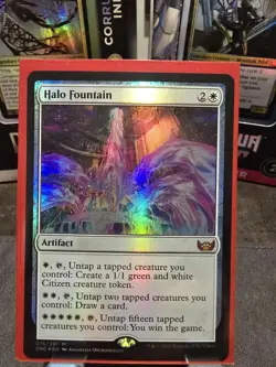 MTG Halo Fountain Foil Streets of New Capenna #015 Magic the Gathering Card - Image 1