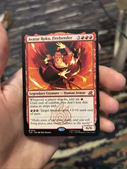 Avatar Roku, Firebender - TLE 0112 - NM - MTG Magic - Image 1