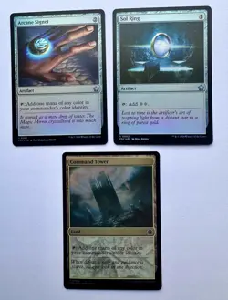 Arcane Signet / Sol Ring / Command Tower | FOIL Promos (Loose) | Foundation MTG - Image 1