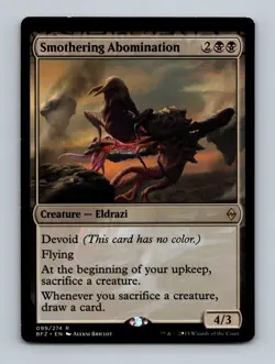 Smothering Abomination Battle for Zendikar Non-Foil MTG LP - Image 1