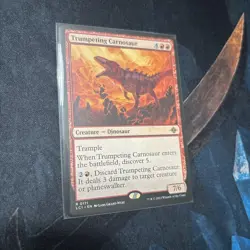 Mtg Trumpeting Carnosaur - The Lost Caverns of Ixalan + Bonus Foils - Image 1