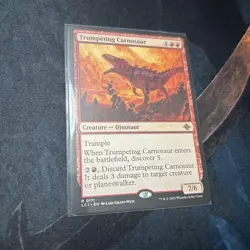 Mtg Trumpeting Carnosaur - The Lost Caverns of Ixalan + Bonus Foils - Image 2