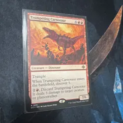 Mtg Trumpeting Carnosaur - The Lost Caverns of Ixalan + Bonus Foils - Image 4