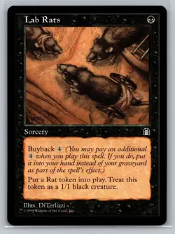Lab Rats NM Stronghold Magic the Gathering MTG - Image 1