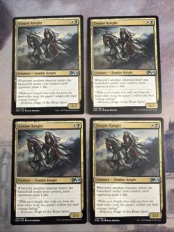 4x Corpse Knight- Core Set 2020- NM/LP- Mtg Magic The Gathering- Playset - Image 1