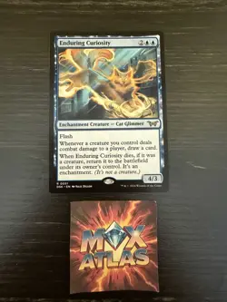 MTG - Enduring Curiosity - #51 - Duskmourn: House of Horror NM - Image 1