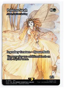 MTG Princess Sarah - Azusa, Lost but Seeking (Showcase) R FCA 15 NM Normal - Image 1