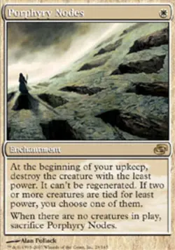 1x Porphyry Nodes - Foil Light Play, English Planar Chaos MTG Magic - Image 1
