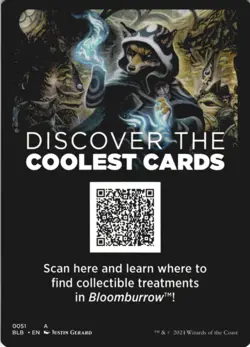 MTG Coruscation Mage Token Normal NM Bloomburrow Magic 17 - Image 2