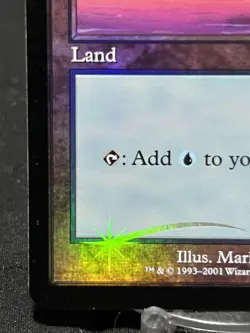 Magic the Gathering Arena Promo Island FOIL ~LP/MP~ 2001 MTG - Image 5