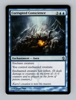Corrupted Conscience - Mystery Booster - Blue - LP - Magic The Gathering MTG - Image 1