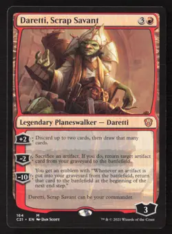 Daretti, Scrap Savant Commander 2021 #164 Mythic - Image 1