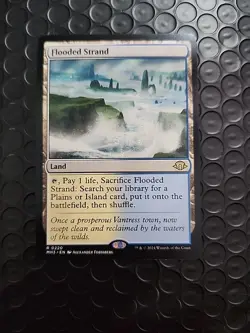 Flooded Strand Modern Horizons 3, Magic the Gathering, Near Mint Condition - Image 1