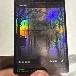 Swamp (272) #272 (Foil) (NM) Midnight Hunt MID Magic MTG - Image 1