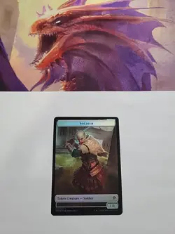 MTG - Soldier / Insect Token Foil DMC #004 - Image 2
