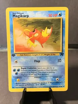 Pokemon TCG Magikarp #47/82 Team Rocket 1st Edition Uncommon 2000 VTG WOTC LP - Image 1