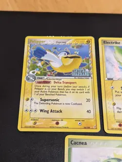 Pokemon EX Crystal Guardians Stamped x5- Pelipper 26 Banette 1 Electrike 52 - Image 2