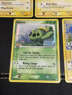 Pokemon EX Crystal Guardians Stamped x5- Pelipper 26 Banette 1 Electrike 52 - Image 5