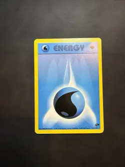 Pokemon Water Energy 1st Edition Gym Challenge NM Condition 132/132 - Image 1
