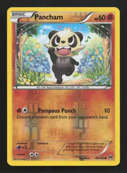 Pokemon TCG Pancham XY Breakthrough 86/162 Reverse Holo - Image 1