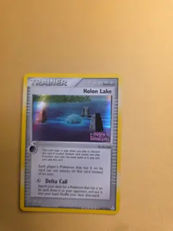 POKEMON EX HOLON PHANTOMS (DELTA SPECIES) HOLON LAKE TRAINER REVERSE HOLO 87/110 - Image 3