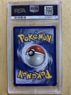 1999 Pokemon GREY STAMP 1st Edition SHADOWLESS BASE SET PONYTA PSA 10 GEM MINT - Image 2