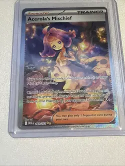 Acerola's Mischief Alt Art, Pokemon Near Mint, Mega Evolution, SIR Rare, 183/132 - Image 5