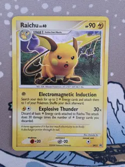 Raichu DP21 Diamond and Pearl Holo Pokemon Promo NM - Image 1