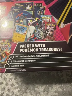 2025 POKEMON TCG COLLECTOR TREASURE CHEST LUNCH BOX TIN NEW/SEALED - Image 2