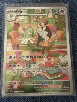 Pokemon TCG Kirlia Ex Scarlet & Violet Base Set- Illustration rare- MINT - Image 1