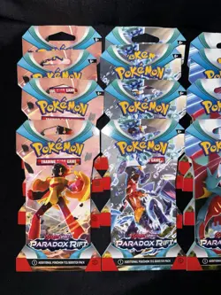 Pokemon TCG: Paradox Rift Sleeved Booster Pack Art Sets (16 Packs) - Image 2