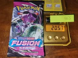 20.57g (Heaviest in Lot) Fusion Strike Pokemon Booster Pack - Sealed #463 - Image 1