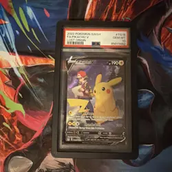 PSA 10 Pikachu V Full Art TG16/TG30 2022 Pokemon SWSH Lost Origin GEM MINT - Image 1
