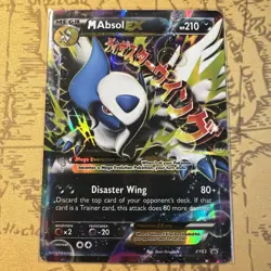 Pokemon TCG - M Absol EX - XY63 - Black Star Holo Rare - XY Promos - VLP/NM - Image 1