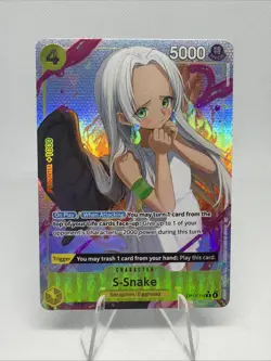 S-Snake (Alt Art) OP13-114 R Carrying on His Will - ONE PIECE Card Game ENGLISH - Image 1